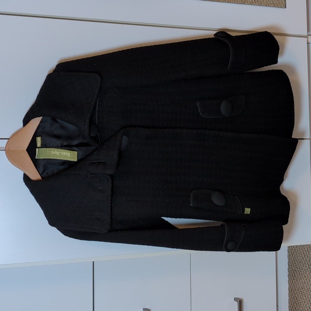 Soia & Kyo Margo Wool Coat Black Women's S